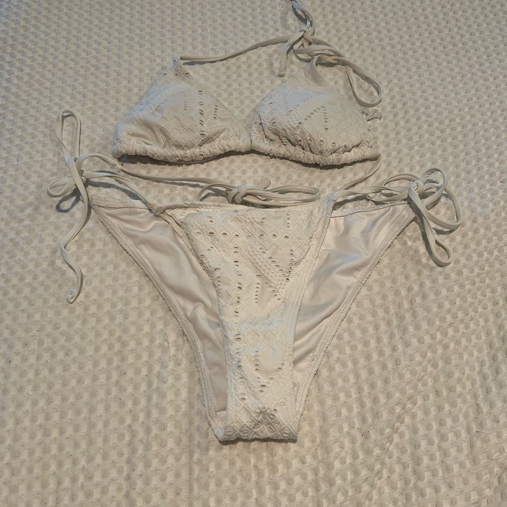 Garage Cream Bikini Set